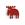 FFML0583 MOZ ML0583 Magnet Älg rød Moz